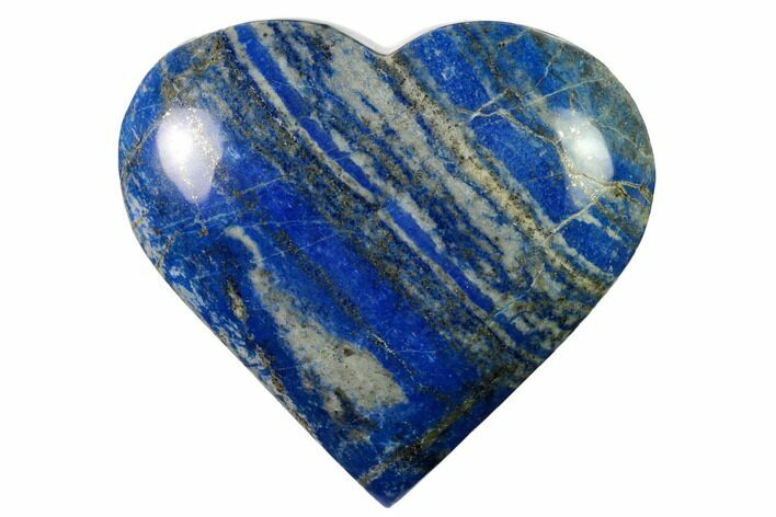 Polished Lapis Lazuli Heart - Pakistan #170952